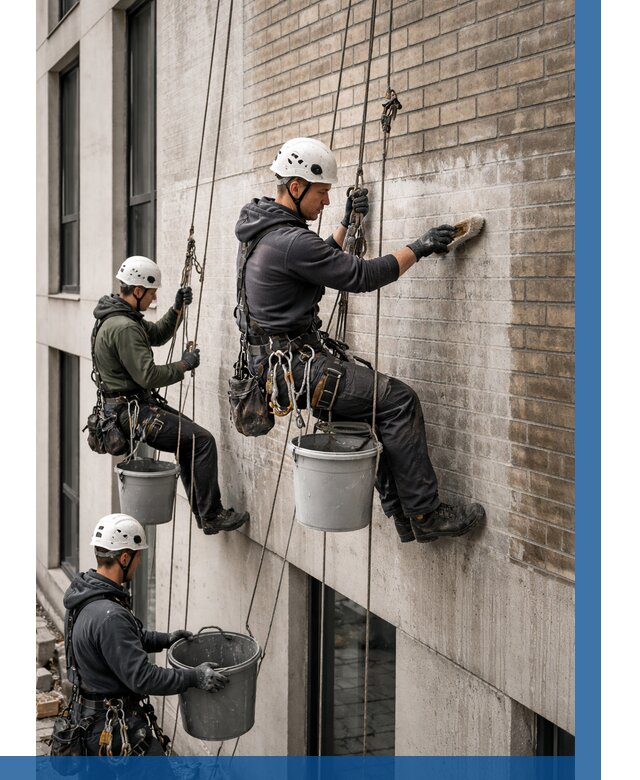 Удаление высолов с фасада в Нефтекамске от 257 р. | ВЫСОТНИК-Нтк