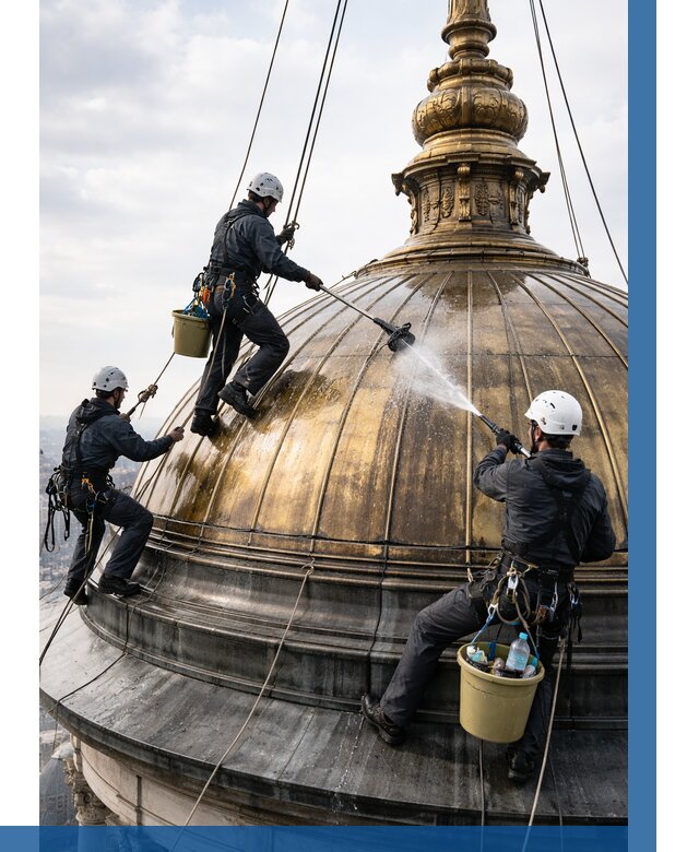 Мойка куполов и шпилей в Нефтекамске от 8214 р. - заказать | ВЫСОТНИК-Нтк