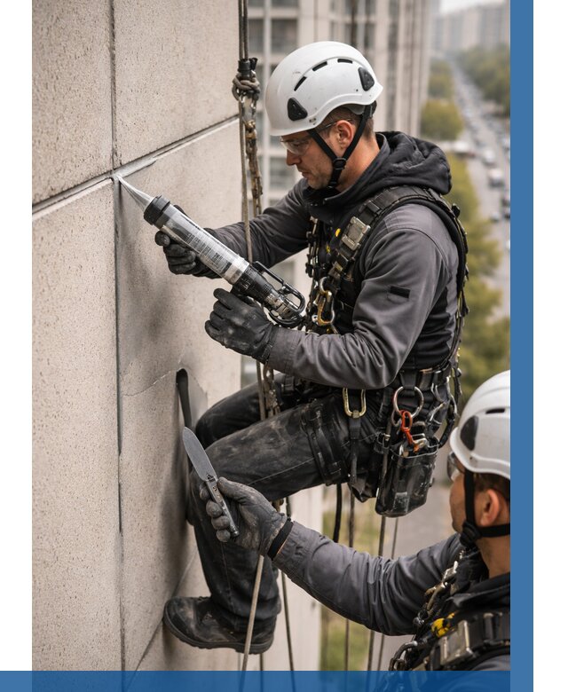 Первичная герметизация швов в Нефтекамске от 616 р. | ВЫСОТНИК-Нтк