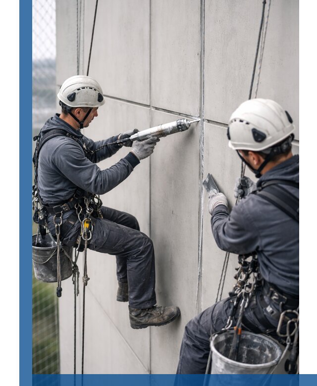 Первичная герметизация швов фасадов и кровель в Нефтекамске