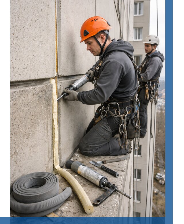 Теплый шов межпанельные швы в Нефтекамске от 719 р. | ВЫСОТНИК-Нтк