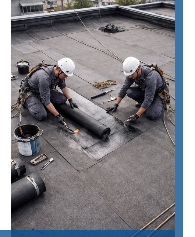 Ремонт мягкой кровли под ключ в Нефтекамске от 719 р. | ВЫСОТНИК-Нтк