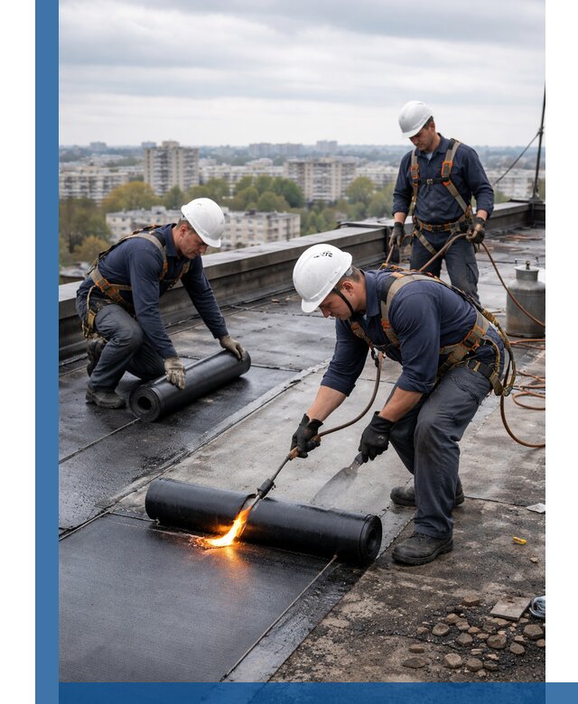 Ремонт наплавляемой кровли в Нефтекамске качественно и надежно