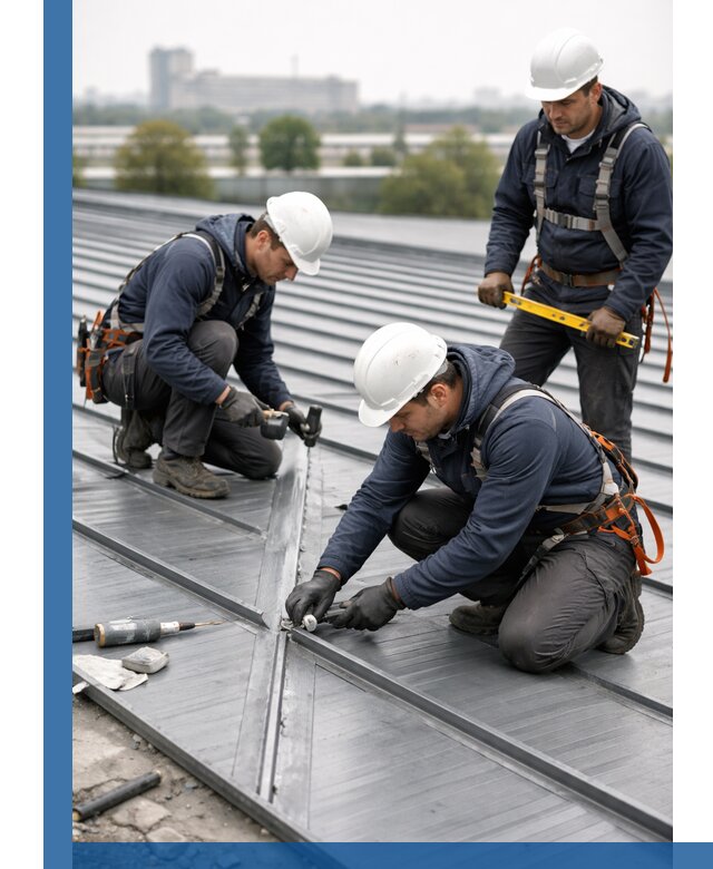 Ремонт фальцевой кровли в Нефтекамске срочно и качественно