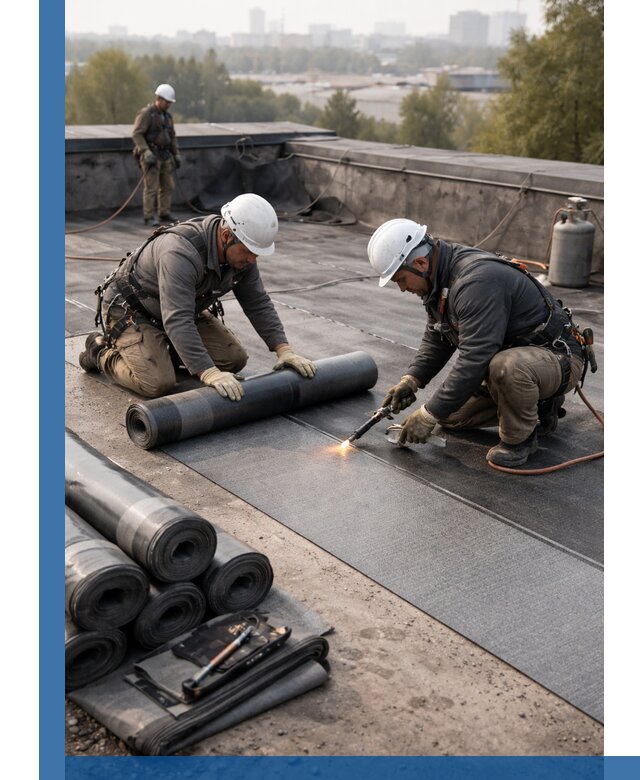 Монтаж мягкой кровли в Нефтекамске профессионально и надежно