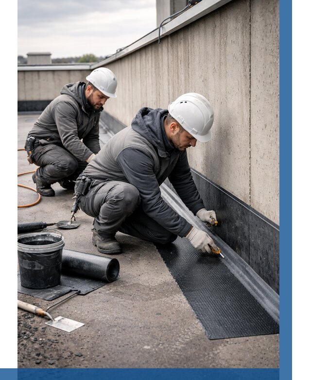 Гидроизоляция примыканий на кровле в Нефтекамске от 924 р. | ВЫСОТНИК-Нтк