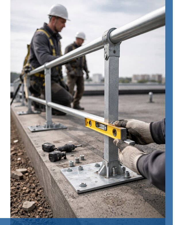 Монтаж кровельного ограждения в Нефтекамске от 1232 р. | ВЫСОТНИК-Нтк