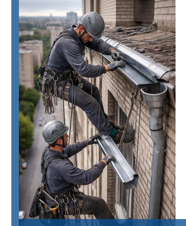 Ремонт водосточных желобов в Нефтекамске, быстро и качественно