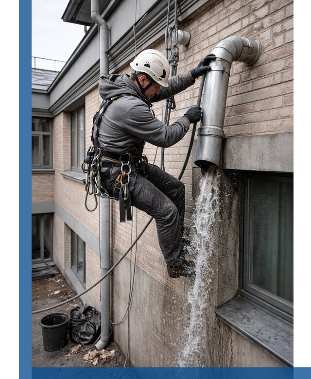 Профессиональная прочистка водосточных труб в Нефтекамске с гарантией