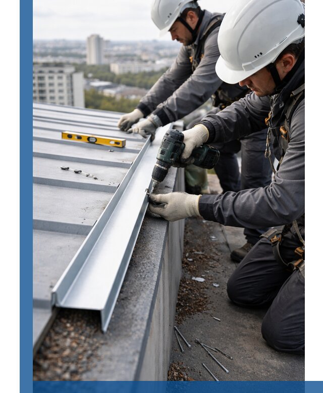 Монтаж капельника на кровле в Нефтекамске с гарантией качества