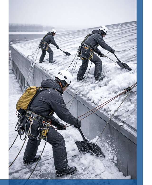 Очистка навесов от снега в Нефтекамске от 4621 р. | ВЫСОТНИК-Нтк