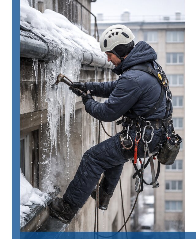 Удаление наледи и чистка водостоков в Нефтекамске оперативно и безопасно