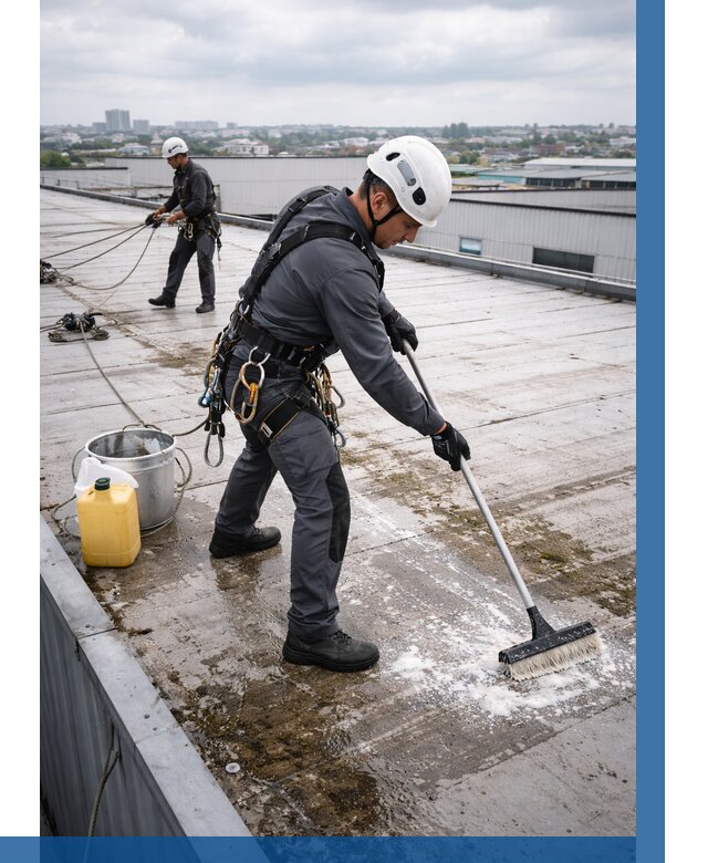 Очистка крыши по графику в Нефтекамске от 7701 р. | ВЫСОТНИК-Нтк