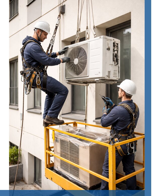 Демонтаж внешнего блока кондиционера в Нефтекамске от 3594 р. | ВЫСОТНИК-Нтк