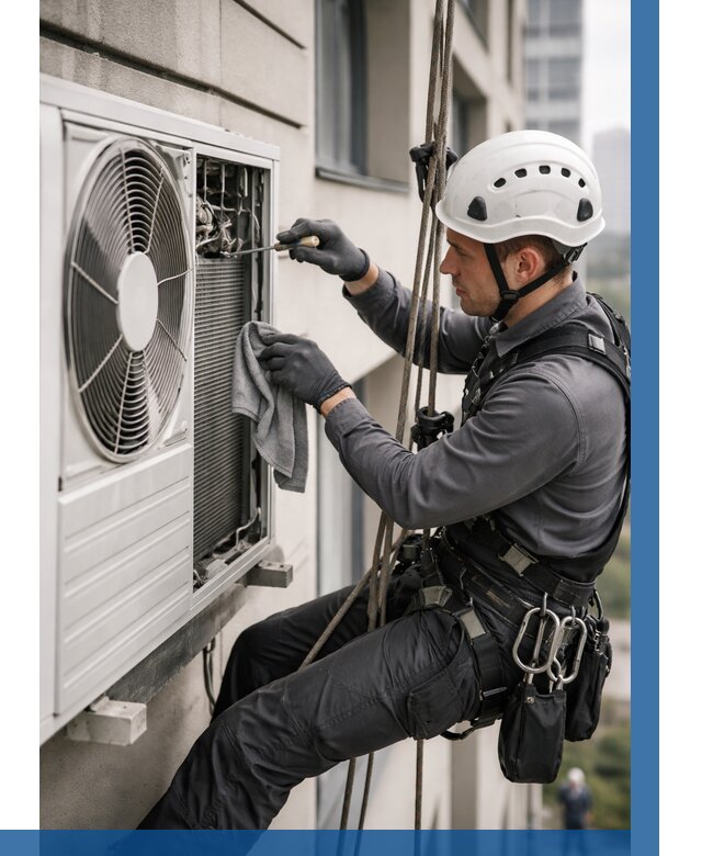 Обслуживание внешнего блока кондиционера в Нефтекамске от 2772 р.ВЫСОТНИК-Нтк