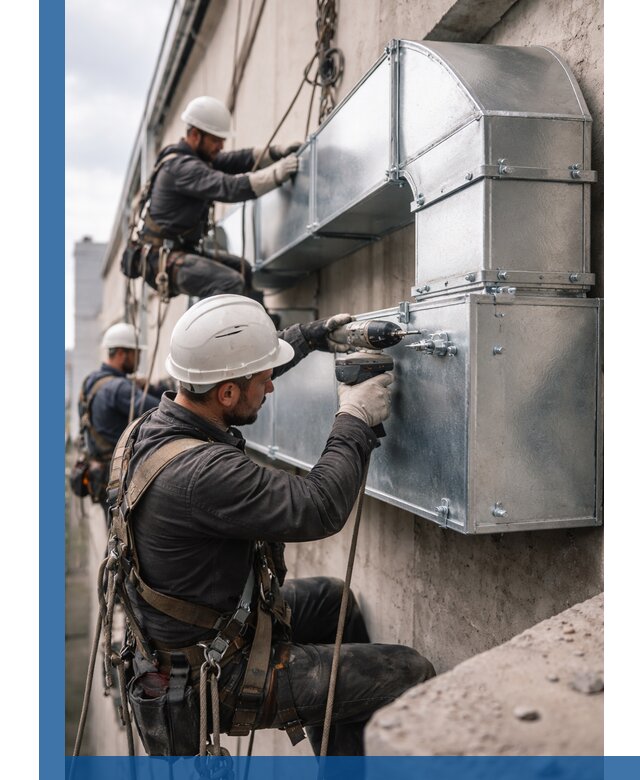 Профессиональный монтаж вентиляционных коробов в Нефтекамске под ключ