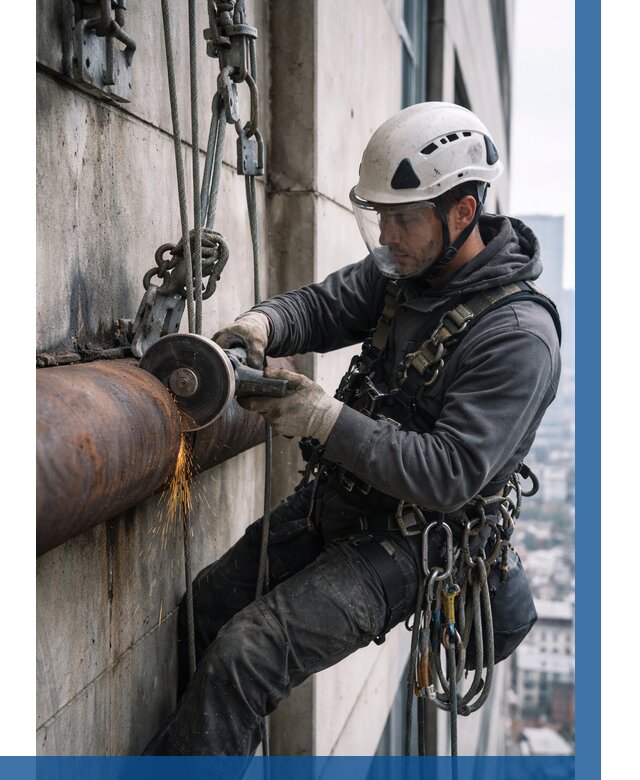 Резка металла на высоте в Нефтекамске по цене от 4621 р. | ВЫСОТНИК-Нтк