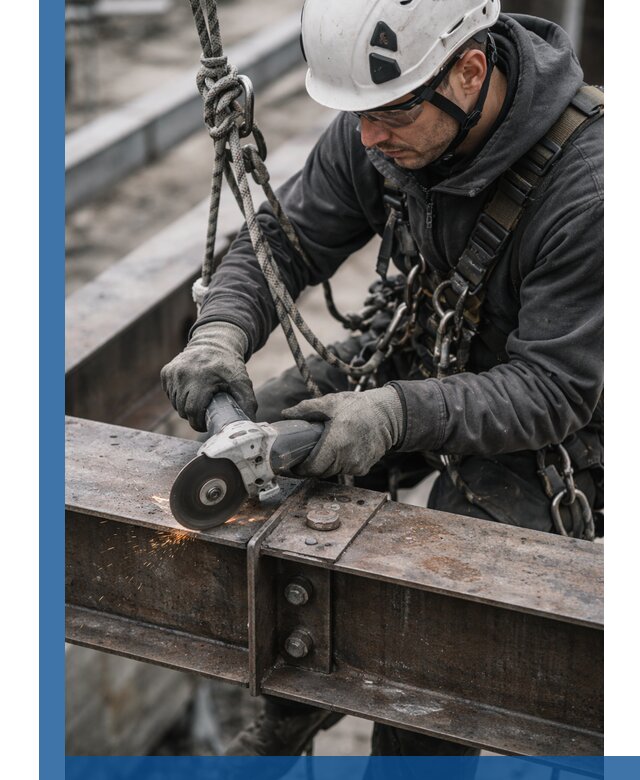 Резка металла на высоте в Нефтекамске для зданий и конструкций