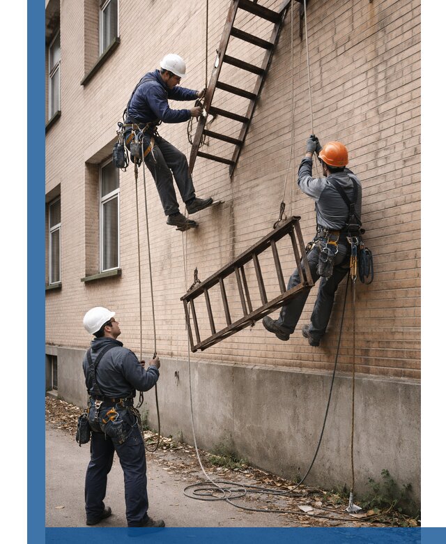 Демонтаж пожарной лестницы в Нефтекамске быстро и безопасно