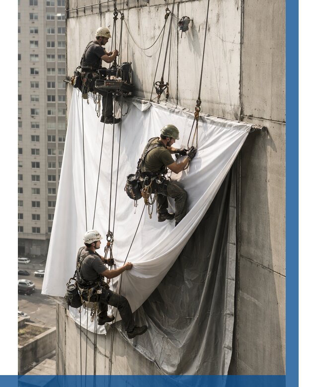 Замена баннерного полотна в Нефтекамске от 6674 р. | ВЫСОТНИК-Нтк—заказать