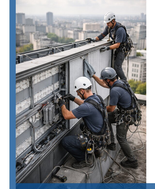 Профессиональное обслуживание крышной рекламы в Нефтекамске под ключ