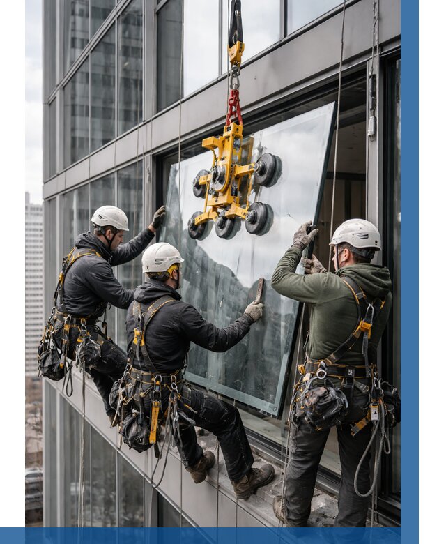 Фасадное остекление зданий под ключ в Нефтекамске от 10268 р. | ВЫСОТНИК-Нтк