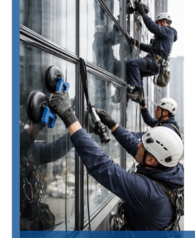 Радиусное остекление фасадов под ключ в Нефтекамске с гарантиями