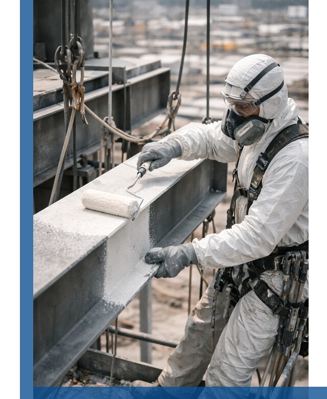 Профессиональная огнезащитная обработка металлоконструкций в Нефтекамске