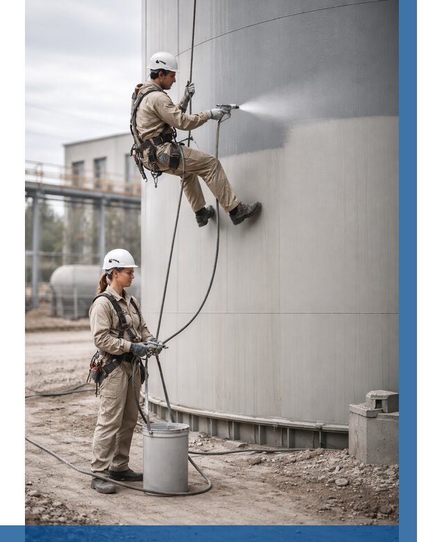 Покраска резервуаров в Нефтекамске от 1232 р. | ВЫСОТНИК-Нтк — заказать