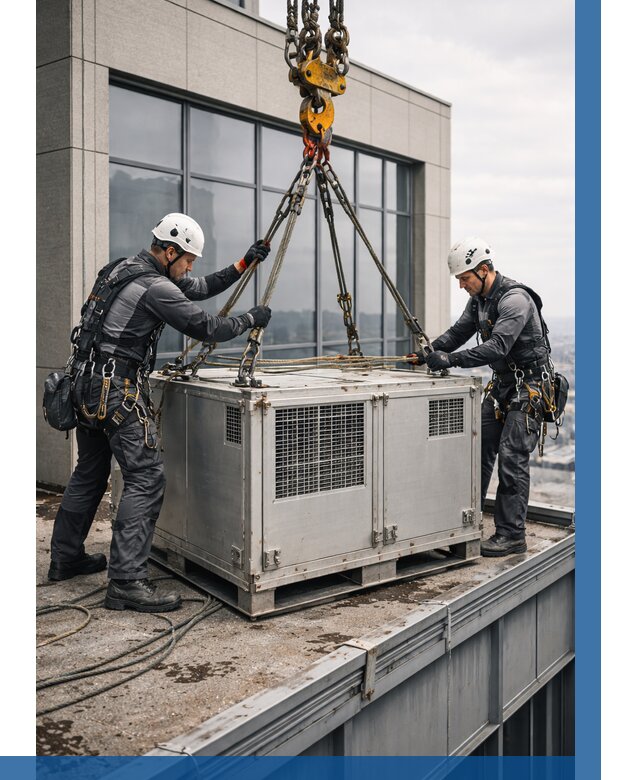 Такелажные работы на высоте в Нефтекамске от 8214 р. | ВЫСОТНИК-Нтк