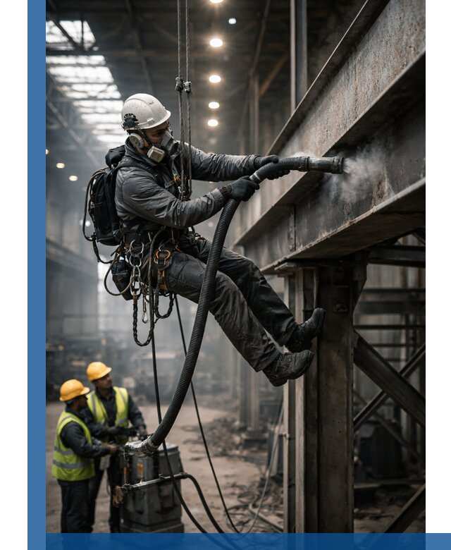 Обеспыливание конструкций в цехах промышленного производства в Нефтекамске