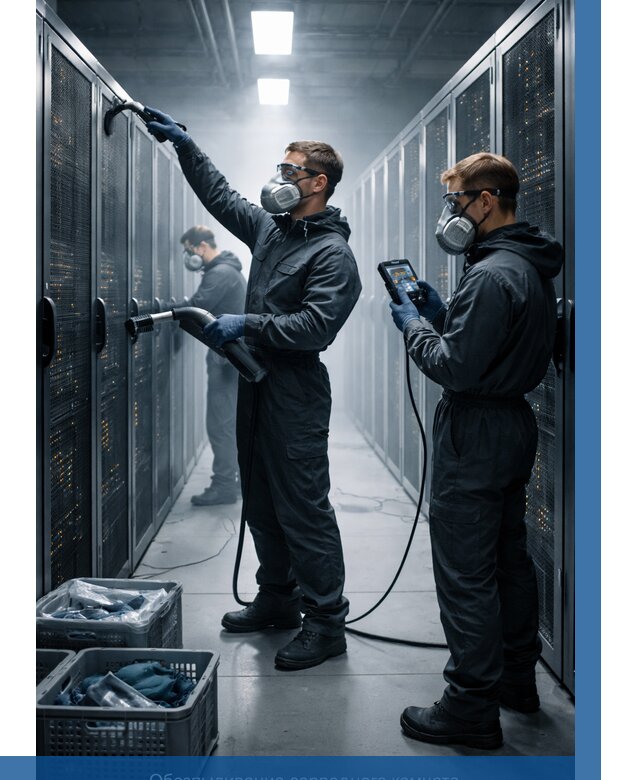 Обеспыливание серверной комнаты в Нефтекамске от 4621 р. | ВЫСОТНИК-Нтк