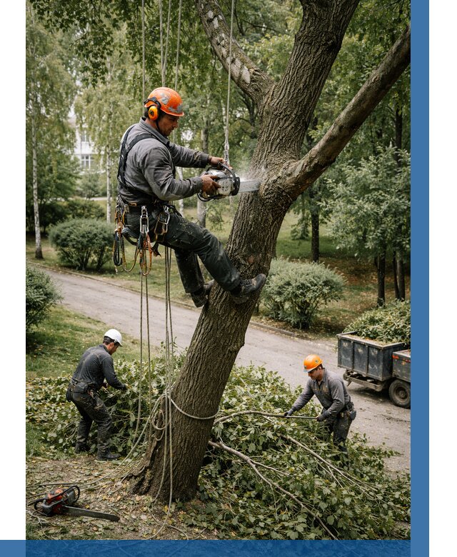 Кронирование деревьев в Нефтекамске от 6674 р. | ВЫСОТНИК-Нтк