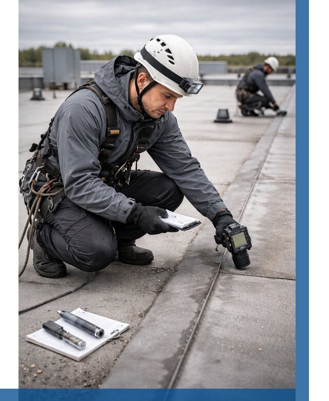 Обследование кровли на протечки в Нефтекамске от 4621 р. | ВЫСОТНИК-Нтк