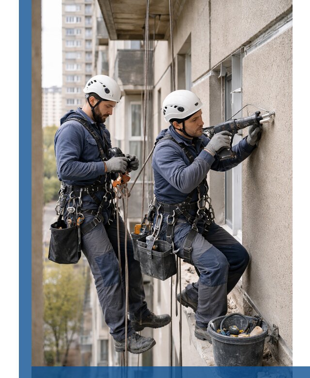 Промышленные альпинисты высотные работы и монтаж в Нефтекамске